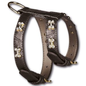 hondentuig pettarazzi Glitterbones zwart