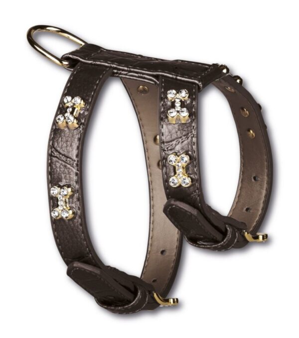 hondentuig pettarazzi Glitterbones zwart